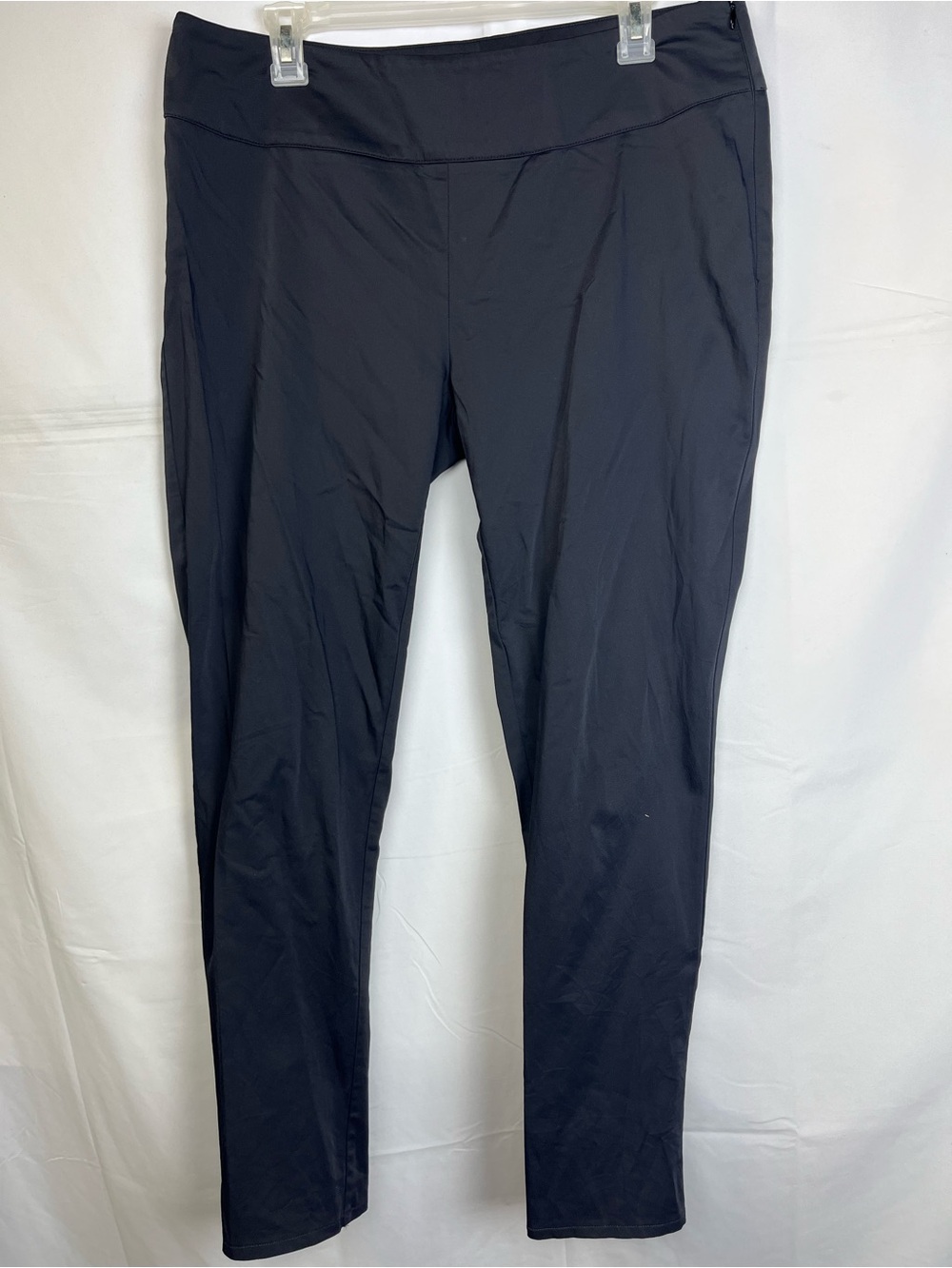SARAH PACINI Navy Blue Slim Leg Pants Trousers Size 3 Made In Italy